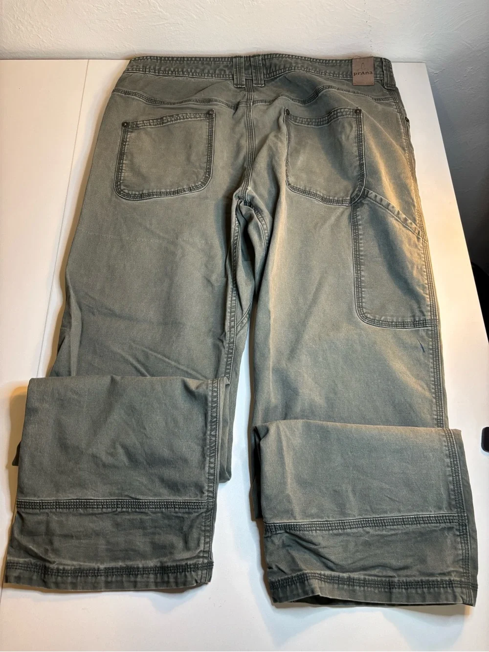 PrAna Men's 36x32 Green Jeans